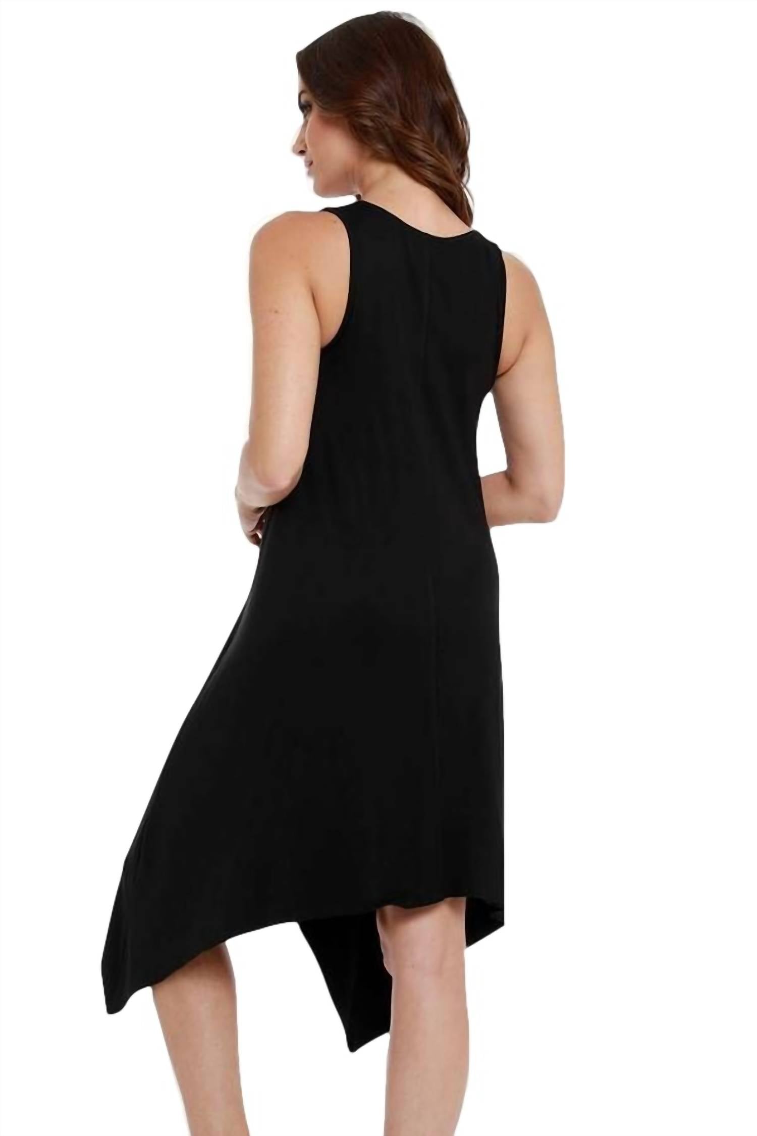 V-Neck Sleeveless Dress