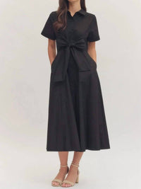 Entro - Beatrice Bow Midi Dress