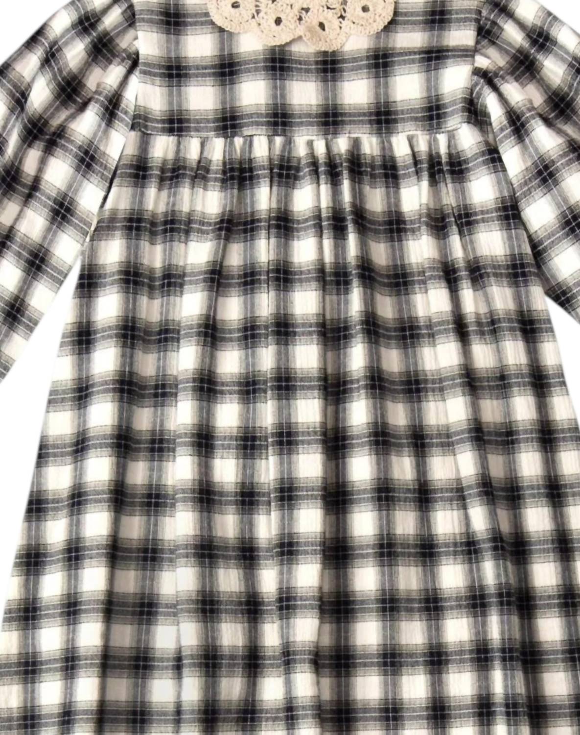 Vue Marelle - Girls Plaid Empire Dress