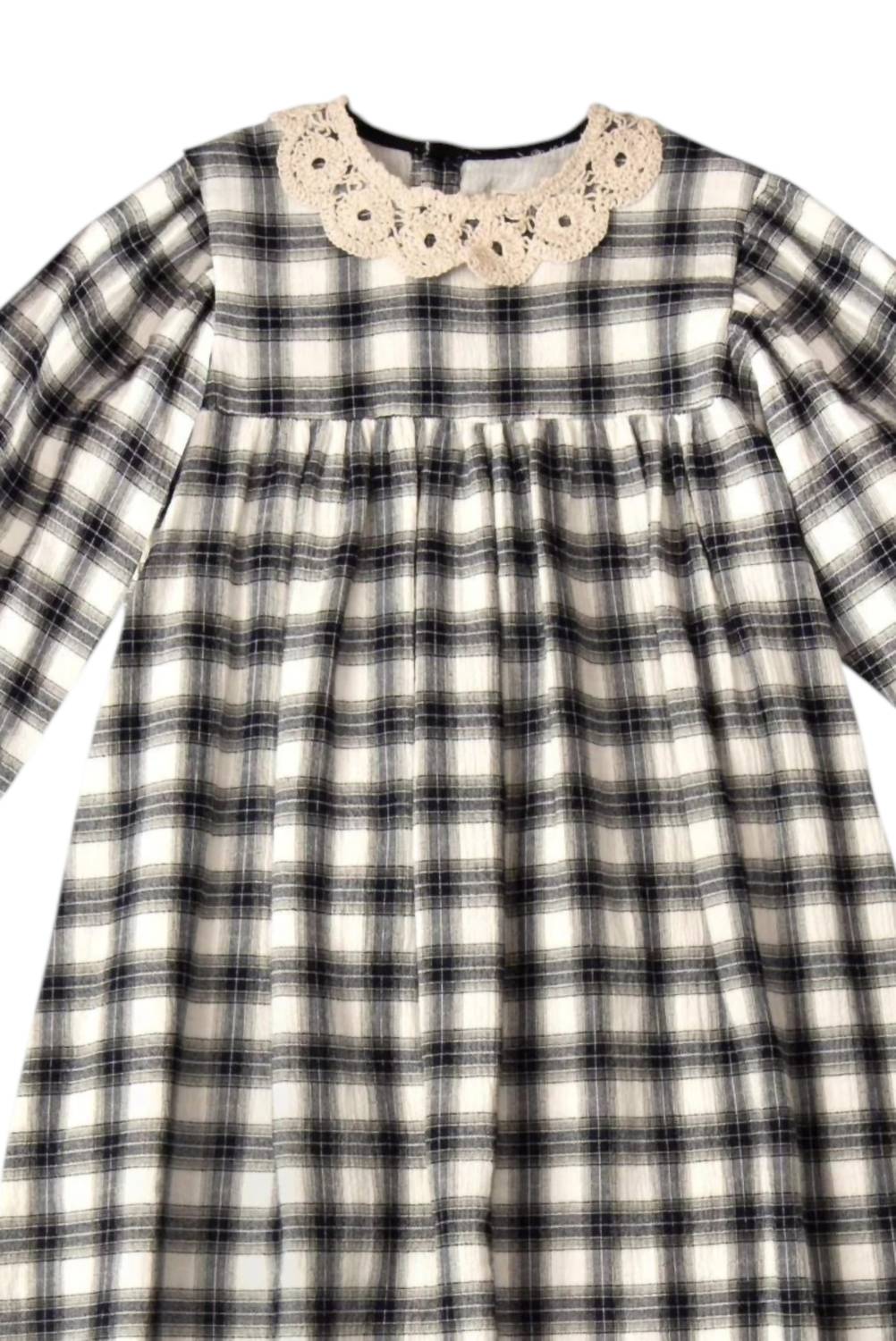 Vue Marelle - Girls Plaid Empire Dress