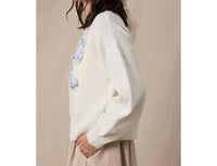 Wishlist - Plaid Bow Brushed Sweater