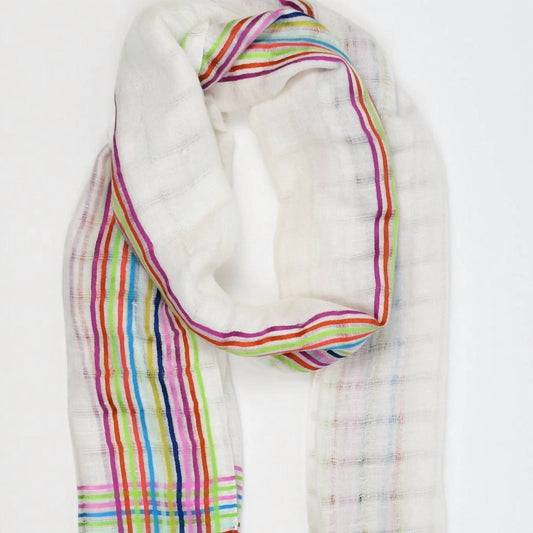 Echo - Women's Stripe Border Wrap