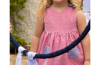 Fina Ejerique - Girl's Gingham Pocket Dress