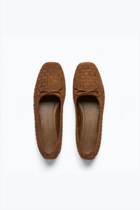 Freda Salvador - Women's Jada Woven Suede Flats