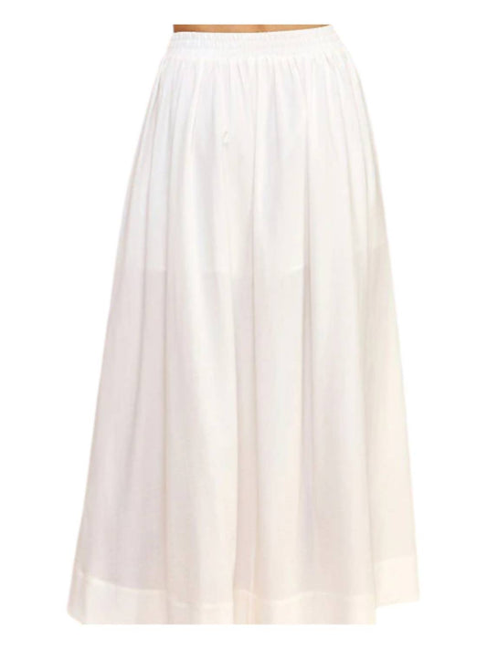 Pinch - Pintuck A-Line Maxi Skirt