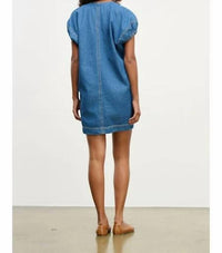Velvet By Graham & Spencer - Aurora Puff Sleeve V Neck Mini Dress
