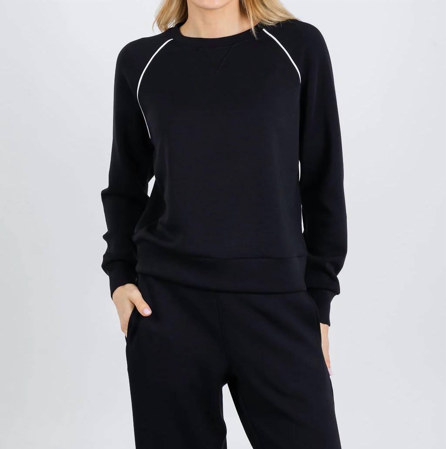 Elliott Lauren - Comfort Zone Raglan Sleeve Pullover Sweater