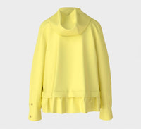 Marc Cain Relaxed Outdoor Jacket in pale lemon - women's jacket - view 4