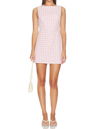 Minkpink - Mini Sabrina Tie Back Mink Dress