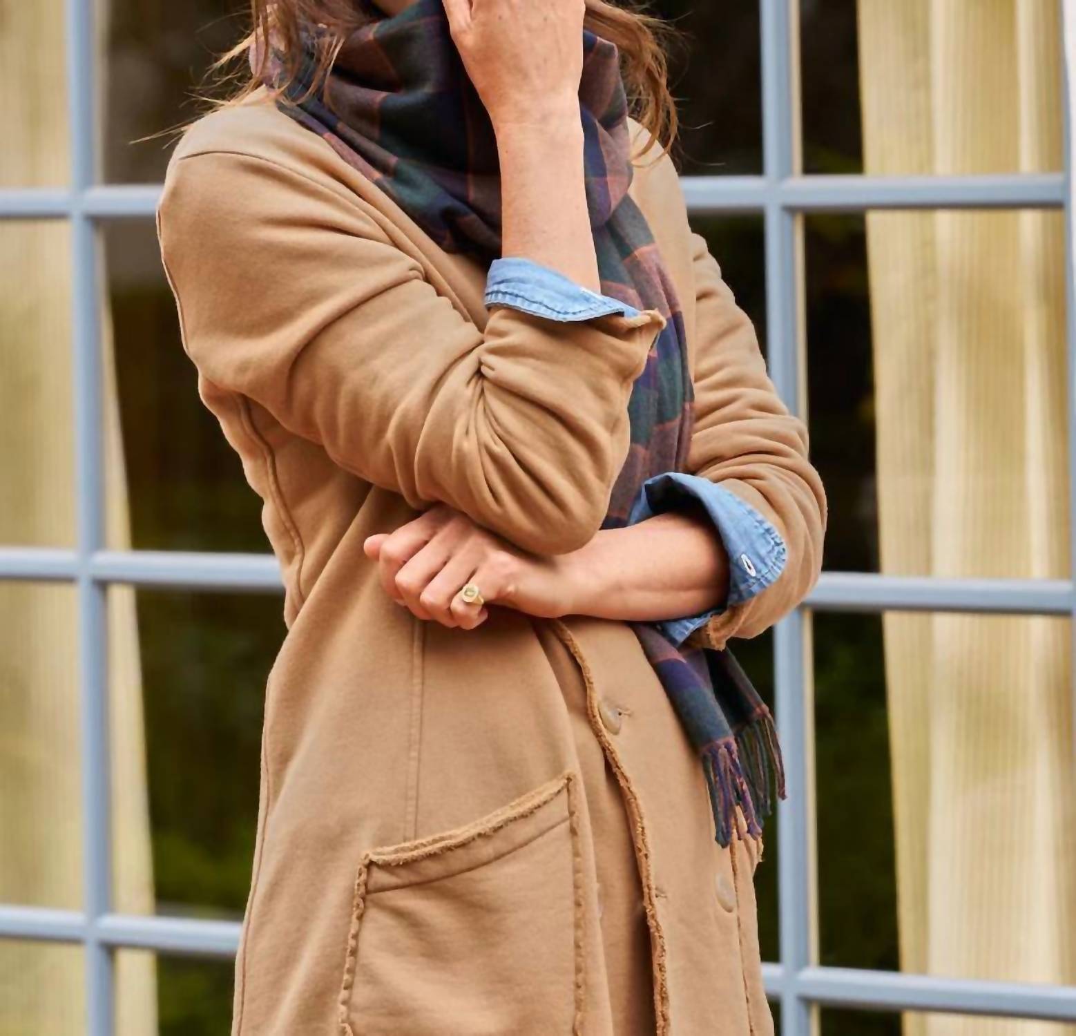Frank & Eileen - Sweatshirt Trench Coat