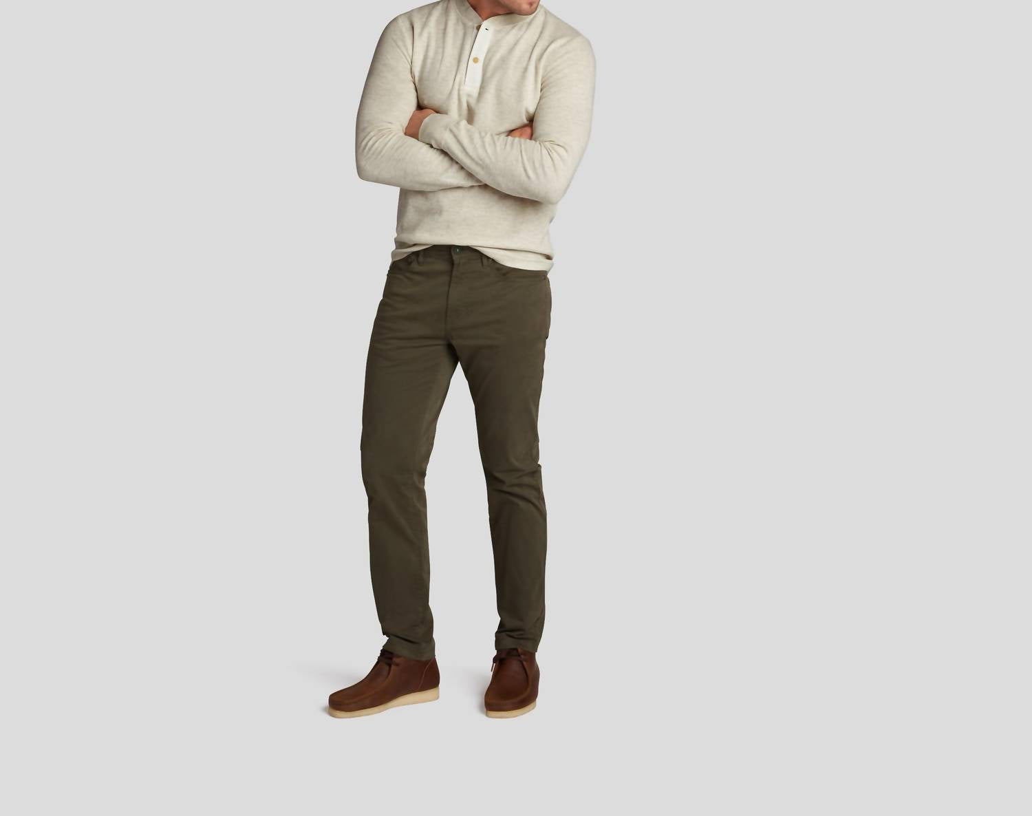 Grayers - Windsor Double Cloth Henley Top