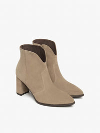 Nerogiardini - Women's Velour High Heel Ankle Bootie