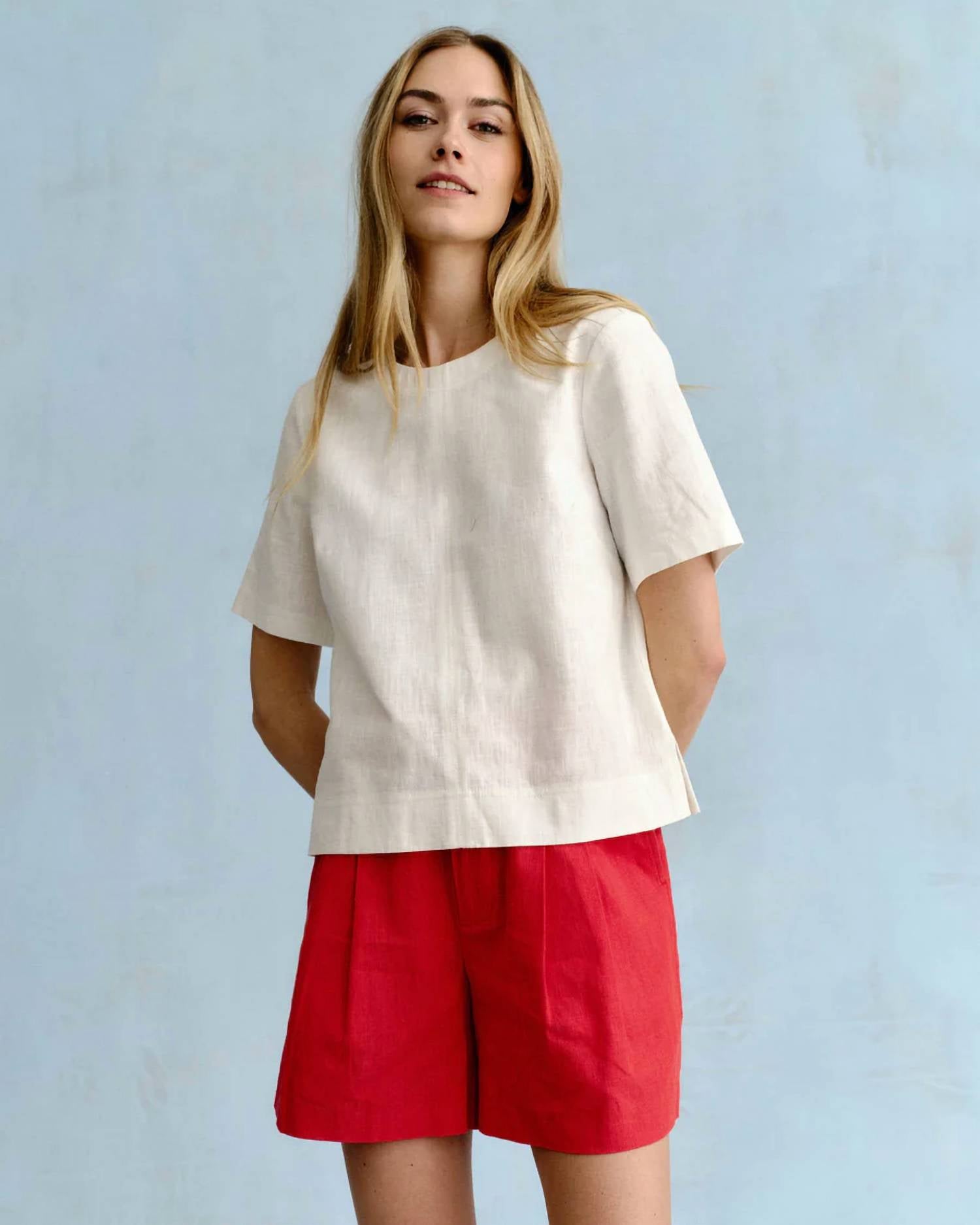 Cartolina Nantucket - Frankie Pleated Shorts