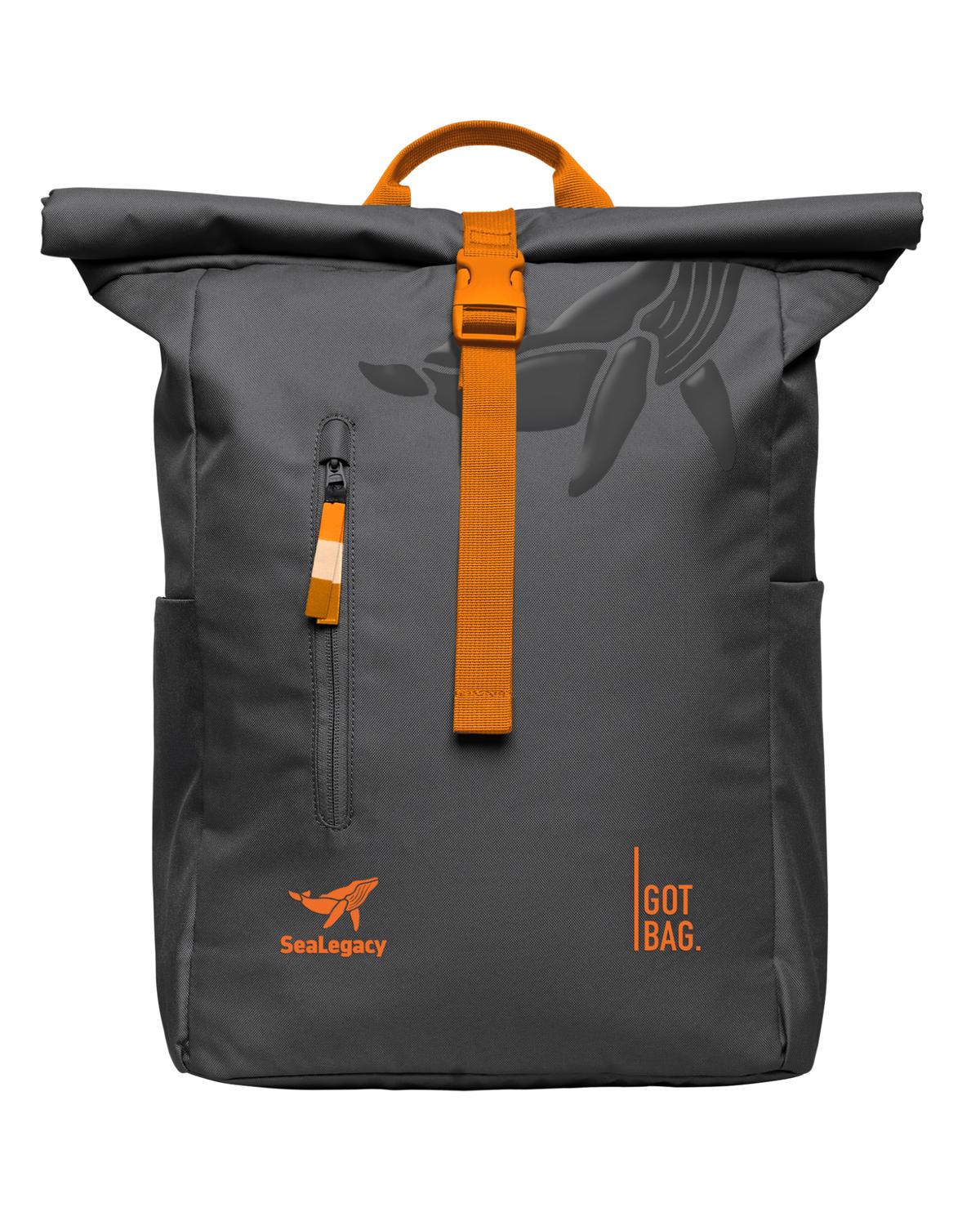 Line in the Sand Sealegacy Edition Rolltop Easy Bag in the sand rolltop easy bag sealegacy edition in grey - women's bag - detail view