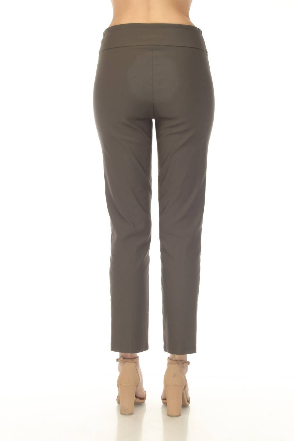 Joseph Ribkoff - Pull On Slim Straight Ankle Pants
