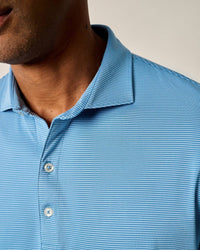 Johnnie-O - Lyndonn Striped Jersey Performance Polo