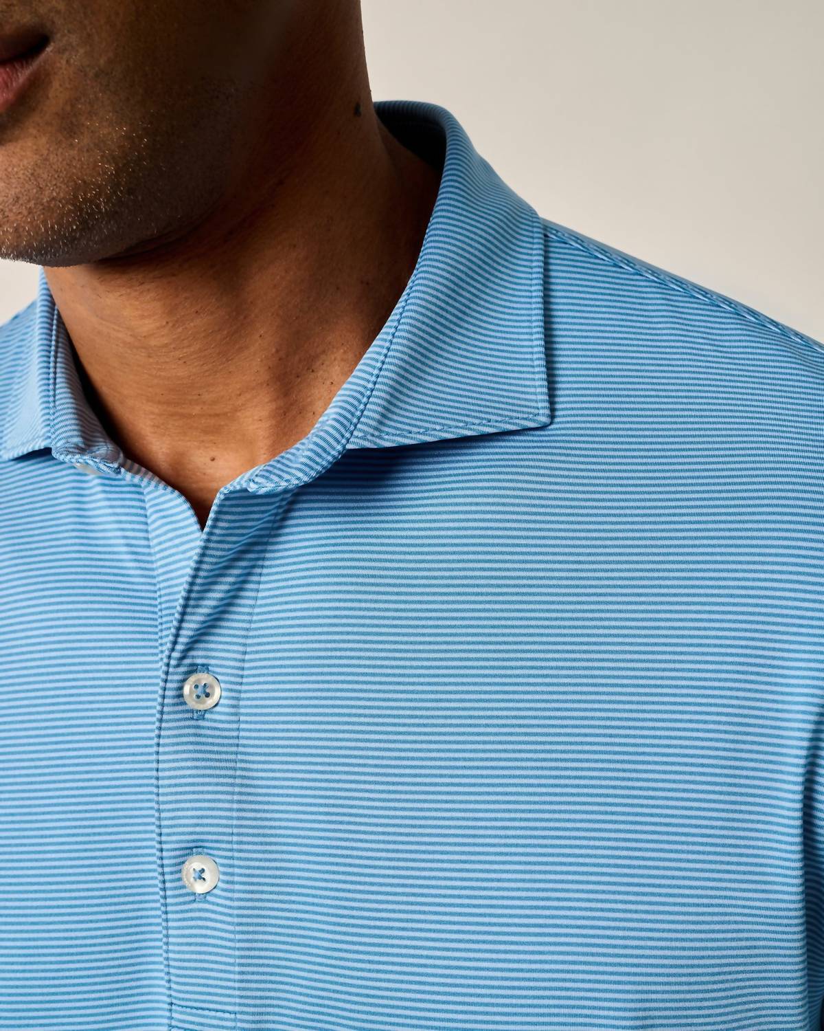 Johnnie-O - Lyndonn Striped Jersey Performance Polo