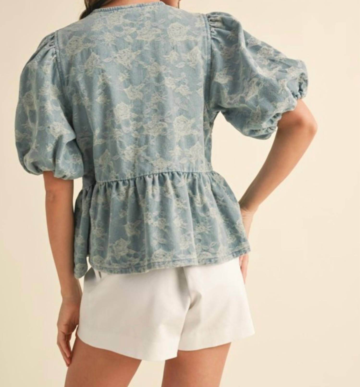 Miou Muse - For All Occasions Jacquard Top