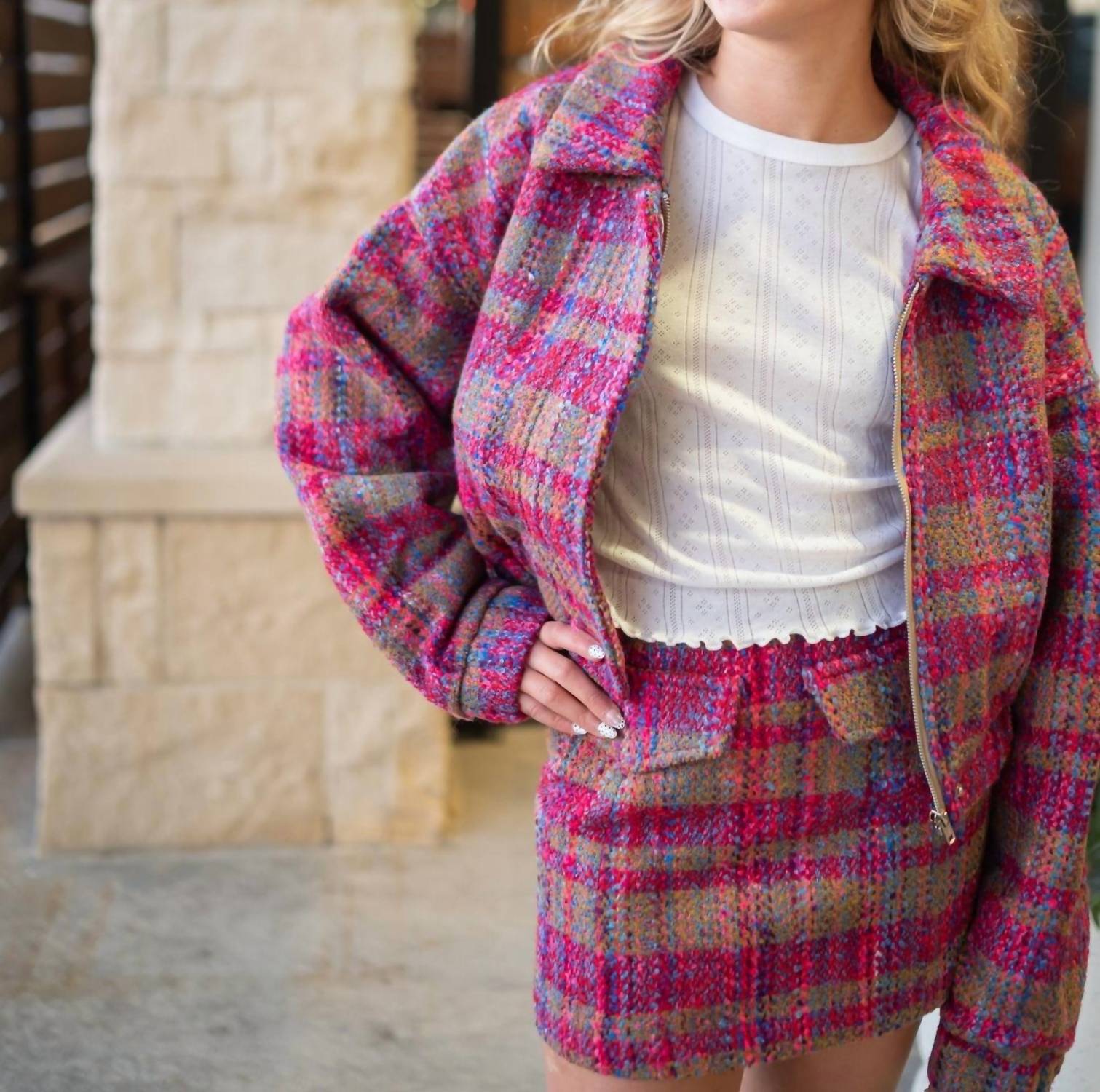 Sofie The Label - Violette Tweed Skort
