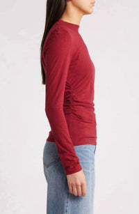 Nation Ltd - Rita Mock Neck Long Sleeve Top