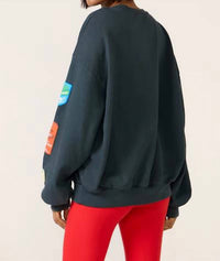 Daydreamer - Ski Pass & Patch Oversized Sweatshirt