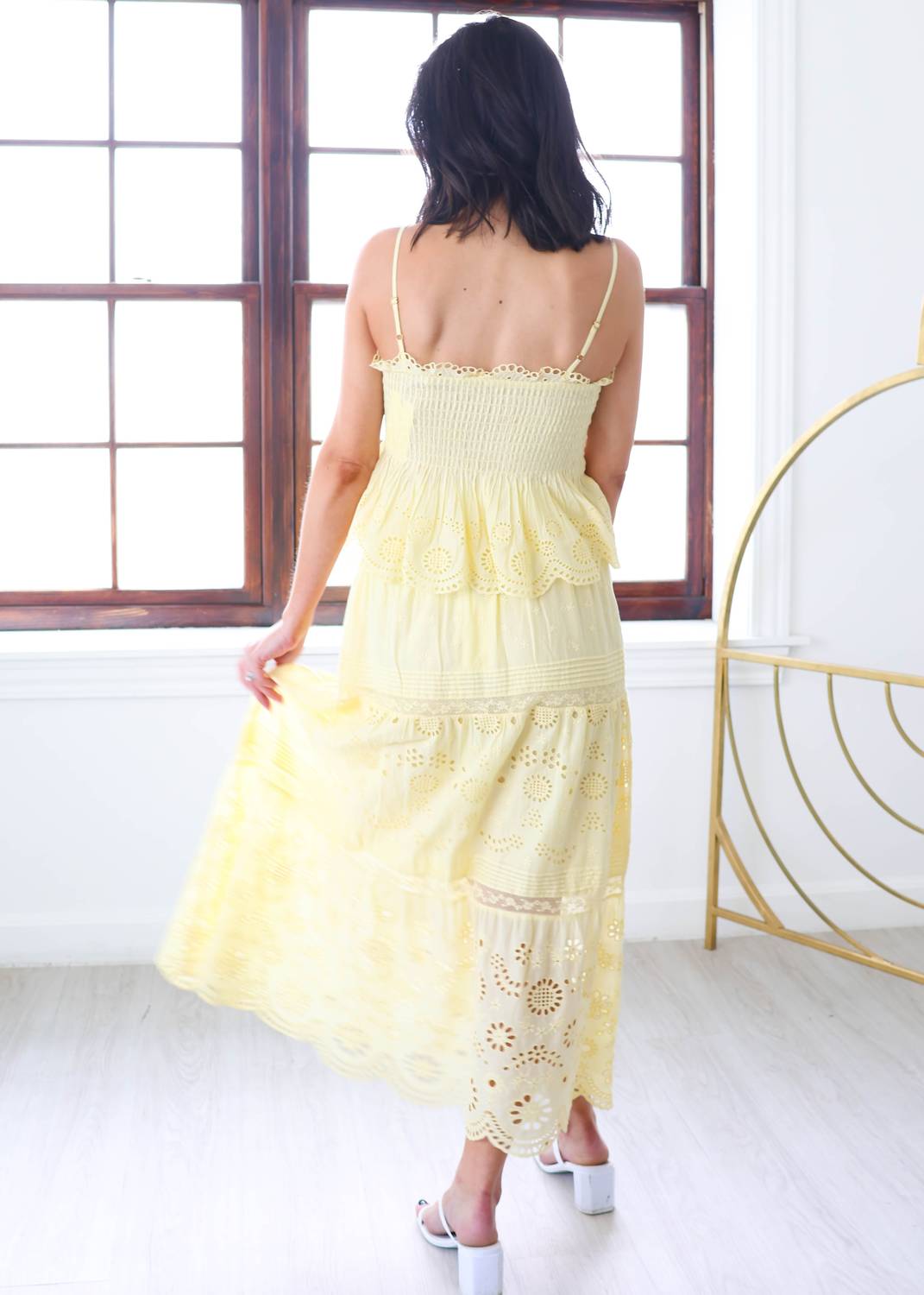 Loveshackfancy - Miloti Eyelet Lace Maxi Skirt
