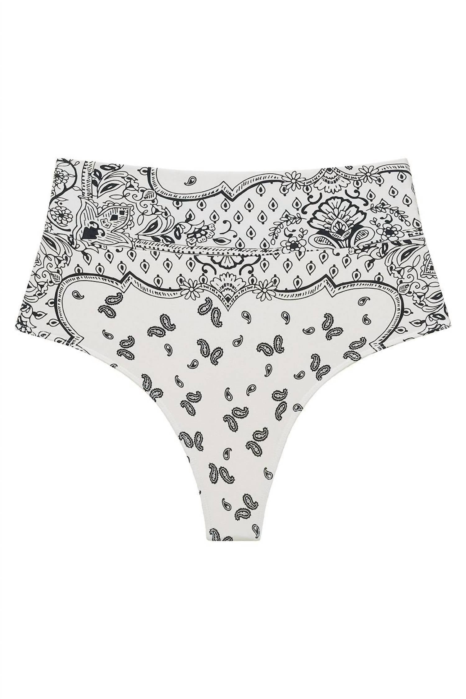 Montce - Ivy Bandana Full Coverage High Rise Bikini Bottom