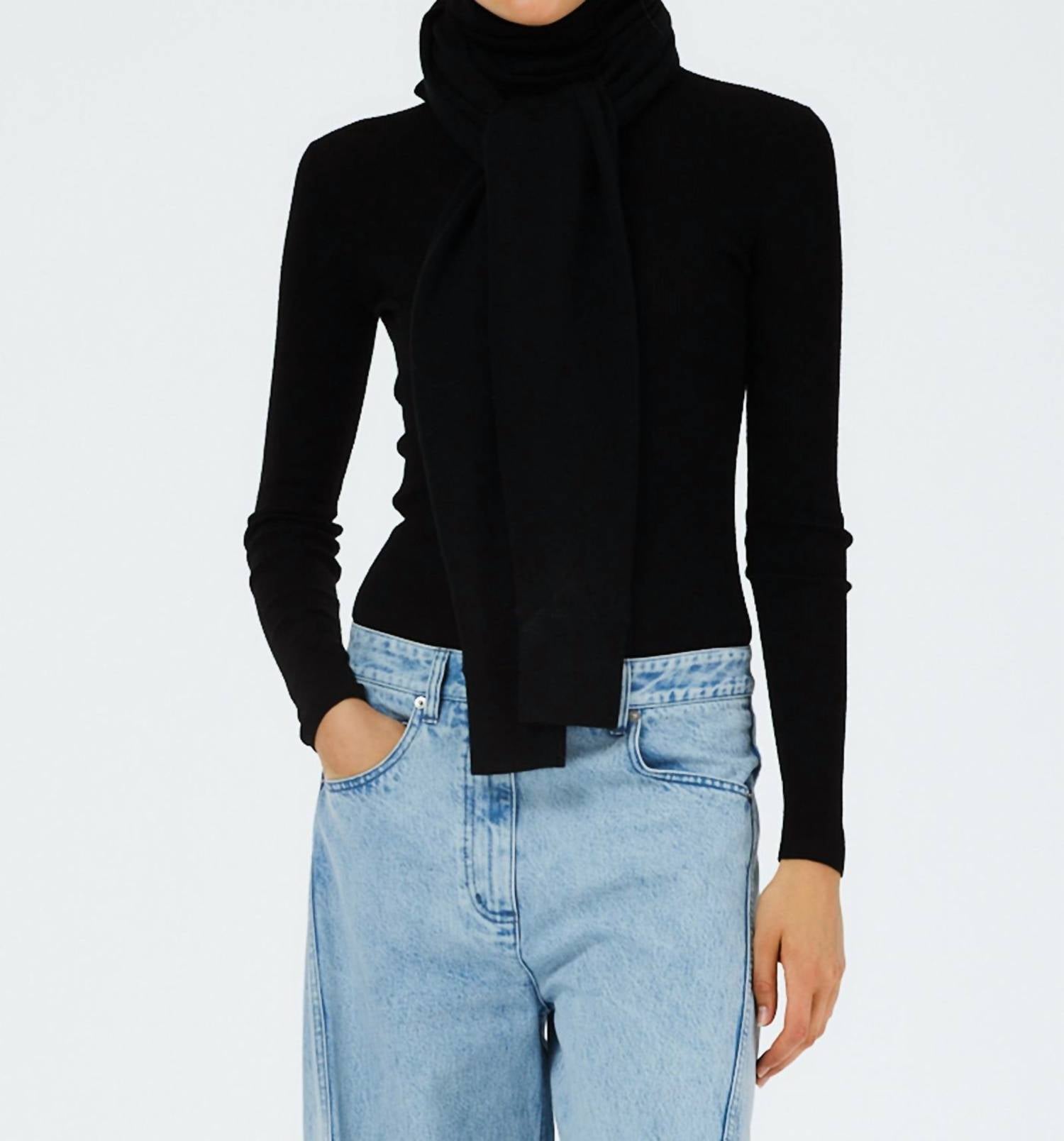 Tibi - Mele Turtleneck Toque Scarf