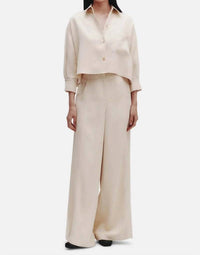 Twp - Soon To Be Ex Cropped Button-up Shirt