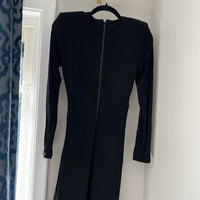 Alice + Olivia - Kyra Plunging Draped Maxi Dress