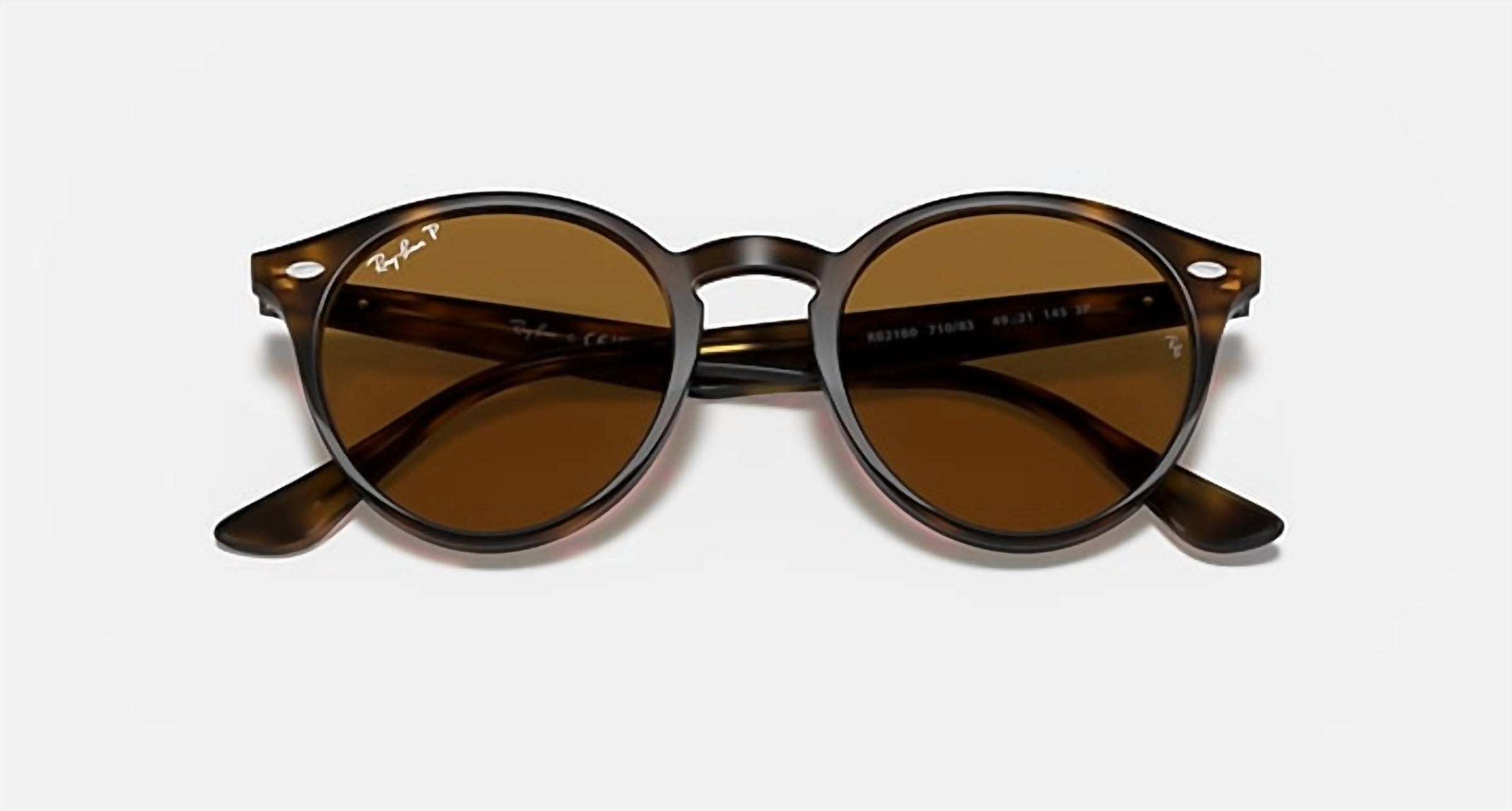 Ray Ban - Round Polarized Sunglasses RB2180 - 710 - 83