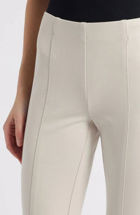 Apny - Pull-on Ponte Pant With Split Hem