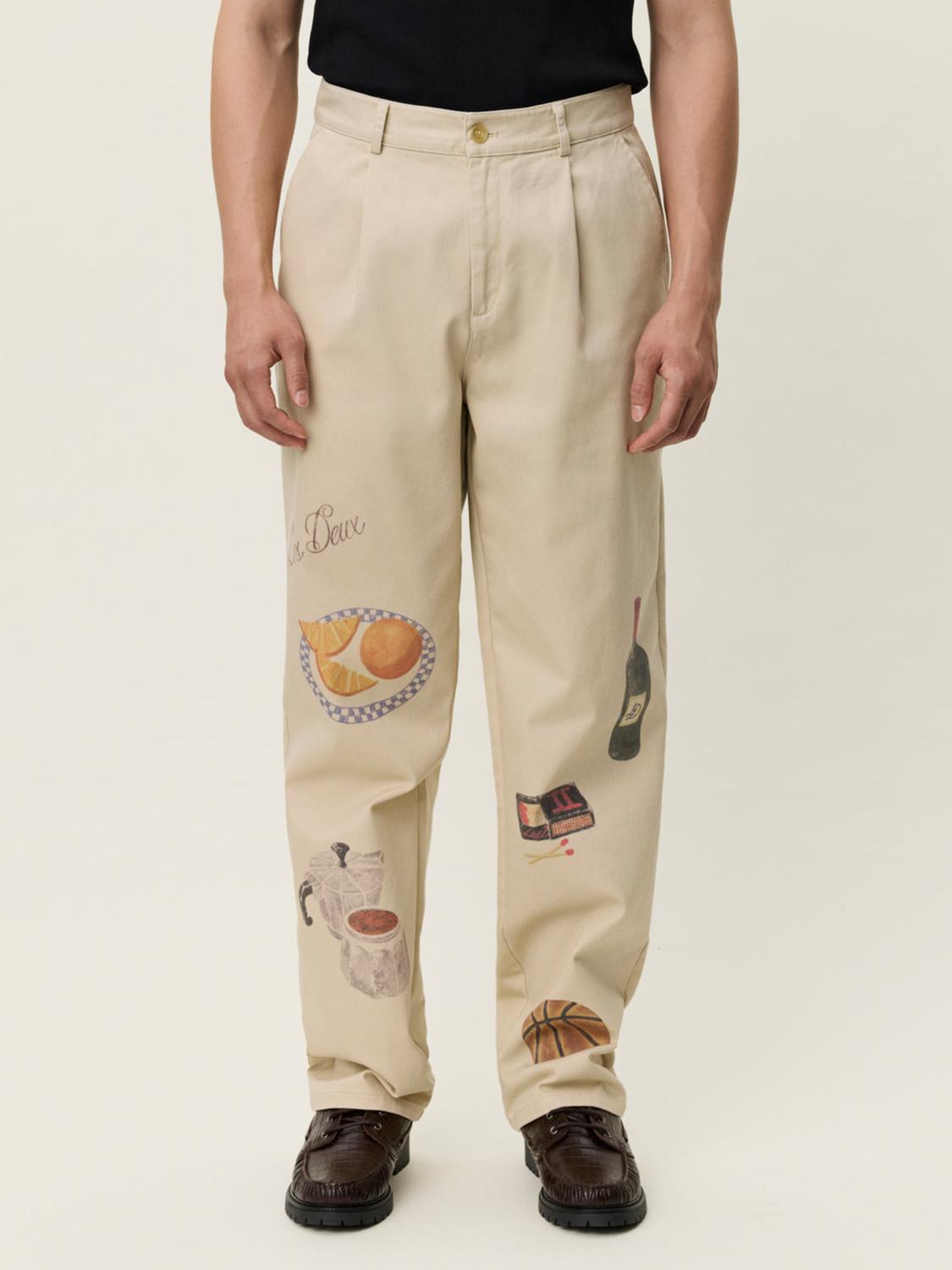 Les Deux - Romeo Pleated Aop Pant