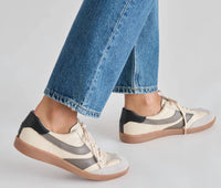 Dolce Vita Women's Merit Leather Sneaker in white grey - women's sneaker - view 6