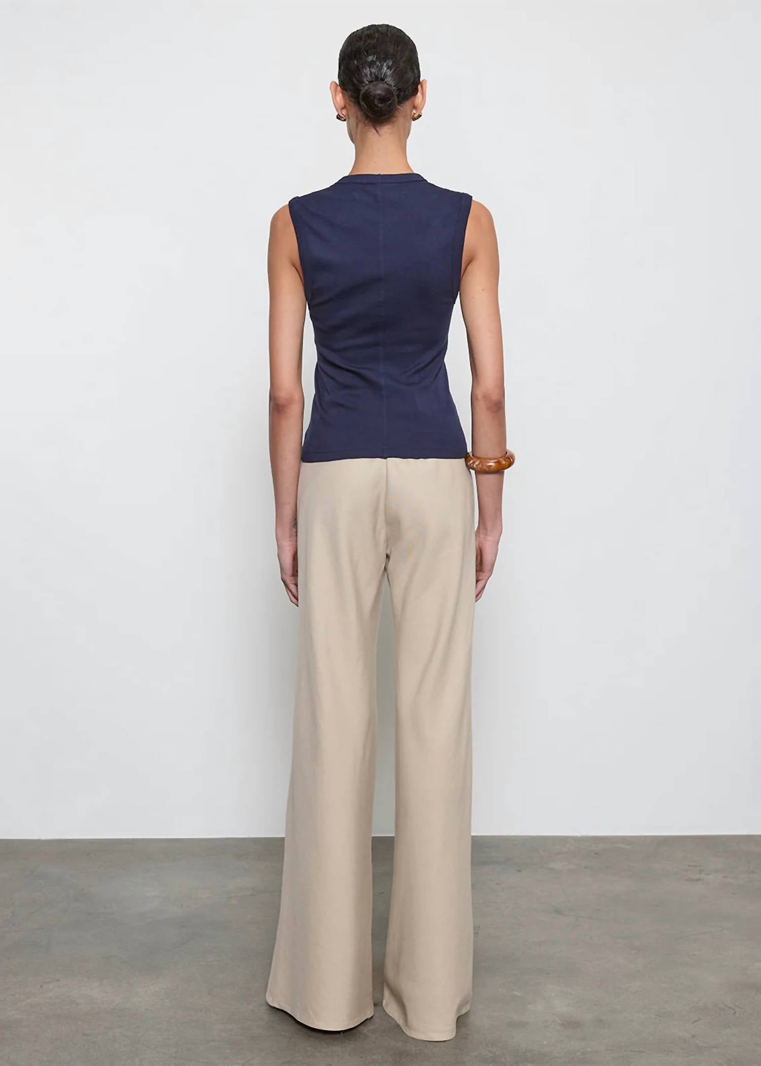 Enza Costa - Supima Sleeveless V-neck Top