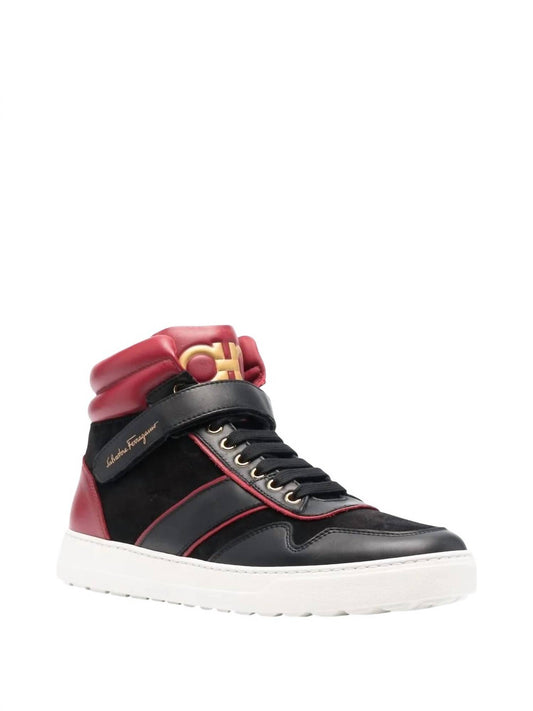 Salvatore Ferragamo - Men's Gancini High-top Sneakers