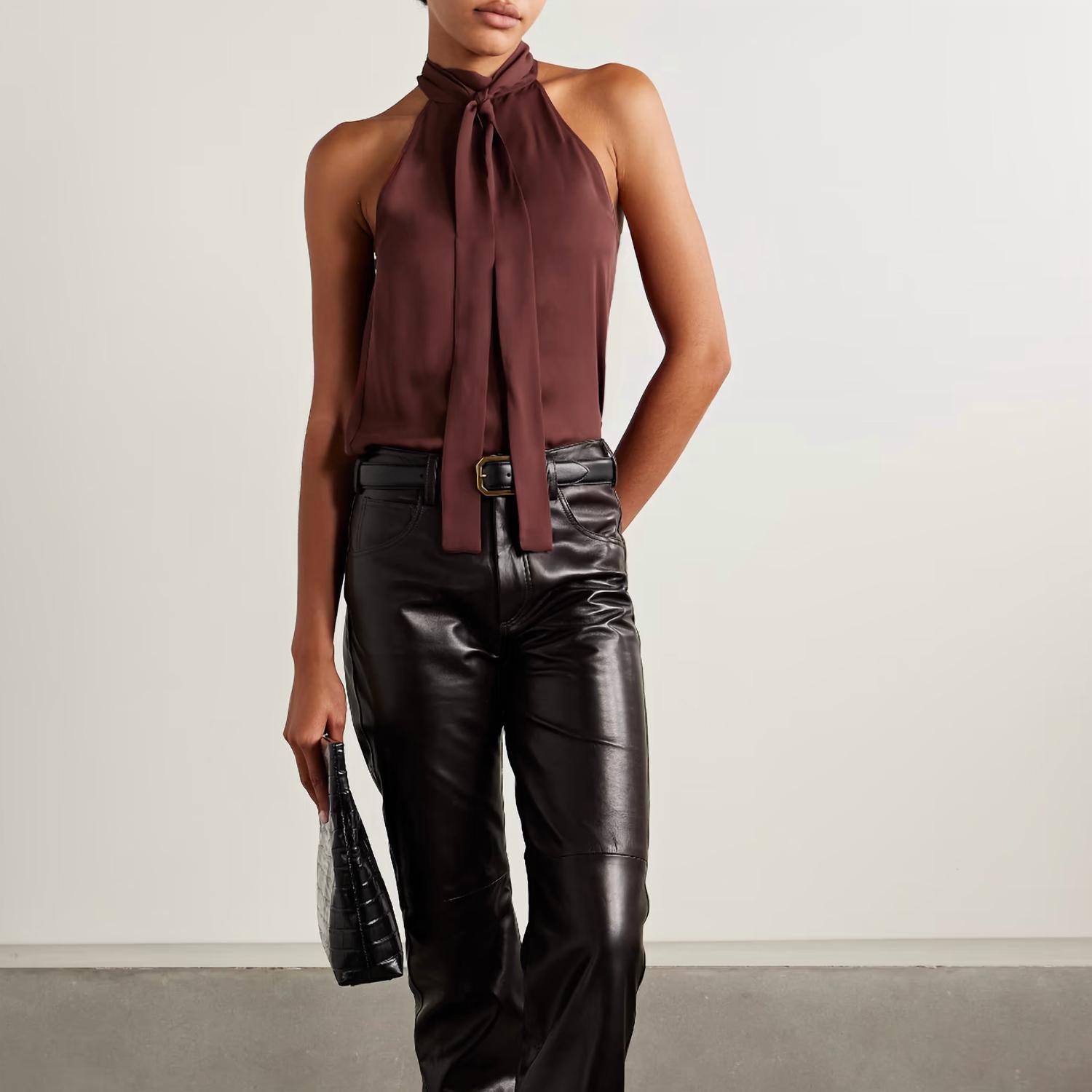 Nili Lotan - Women's Alla Silk Halter Top