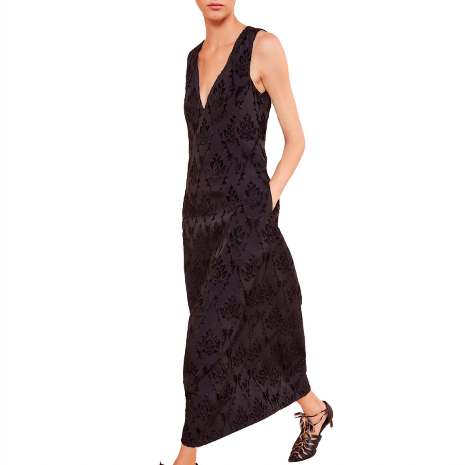 Ulla Johnson Women's Elara Dress in noir - women's dress - alternate view