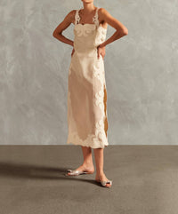 Adriana Degreas - Réseau Appliqué Midi Dress