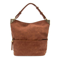 Joy Susan Women's Darcy Pocket Bucket Bag in russet - women's bag