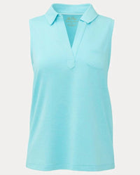 Lilly Pulitzer - DUNE UPF 50+ SLEEVELESS POLO