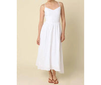 Olivaceous - Jodi Linen Maxi Dress