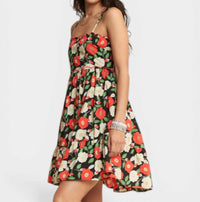 Davi & Dani - Open Back Floral Mini Dress