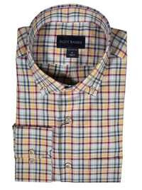 Scott Barber - Canclini Compact Twill Plaid Button-Down
