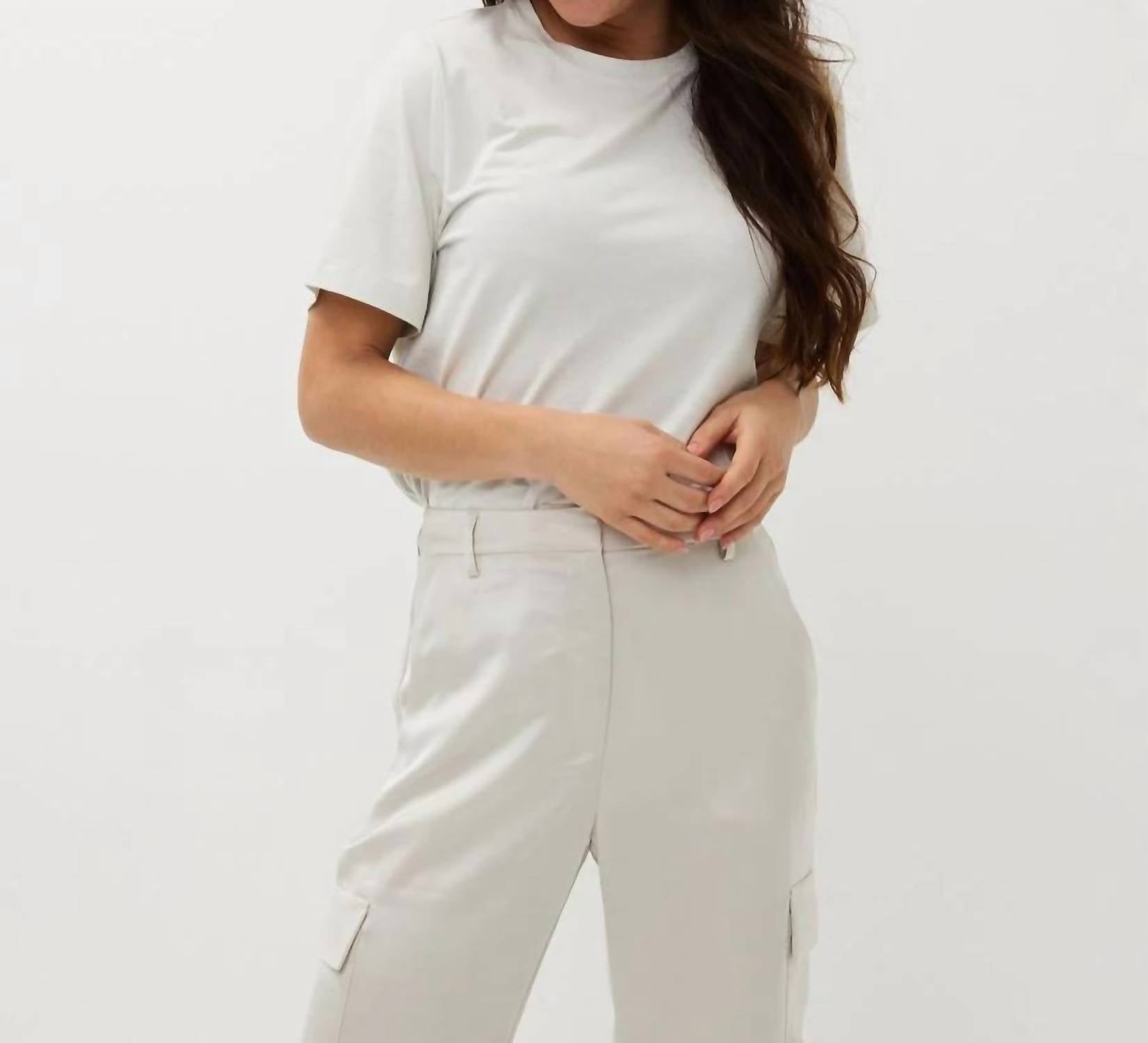 Esqualo - Samia Short Sleeve Wide Fit Lurex T-shirt