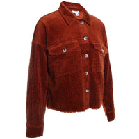Tribal - Women Crop Denim Schacket With Patch Pockets