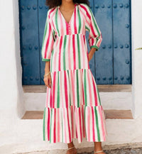 Pink City Prints - Manila Midi Dress