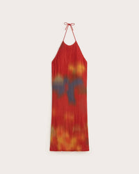 Thinking Mu - Flowers Pleated Miriam Midi Dress