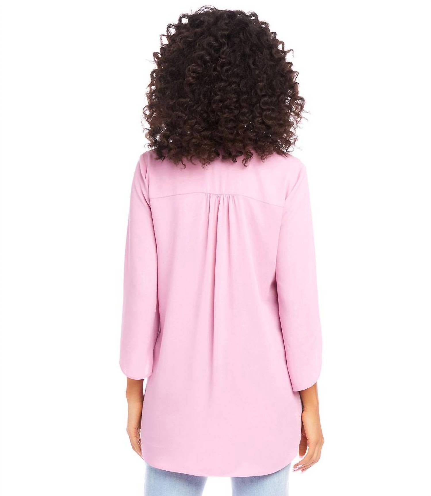 Karen Kane - Bracelet Sleeve Asymmetric Top