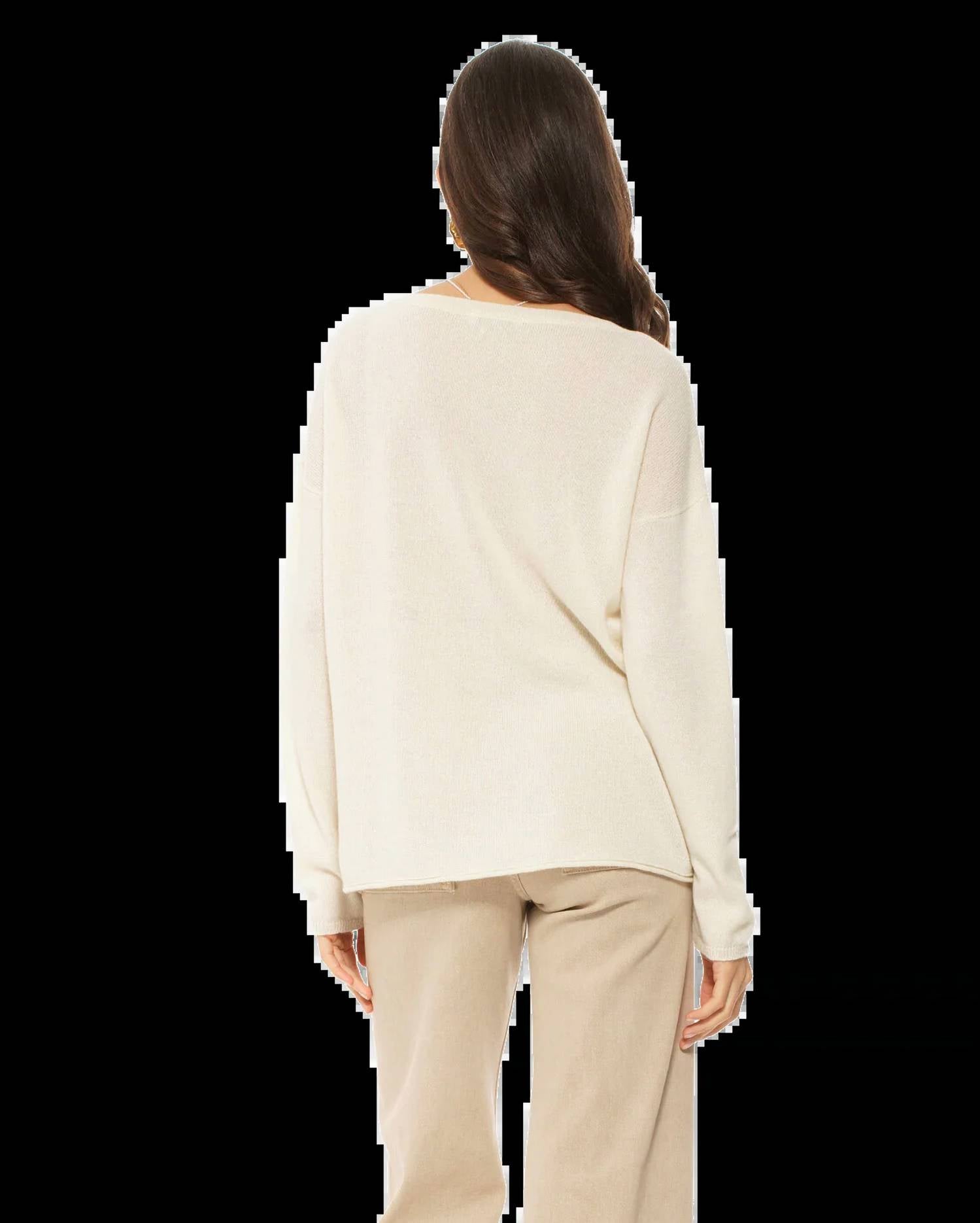 Monticelli Cashmere - Women's Pure Cashmere Lounge Sweater